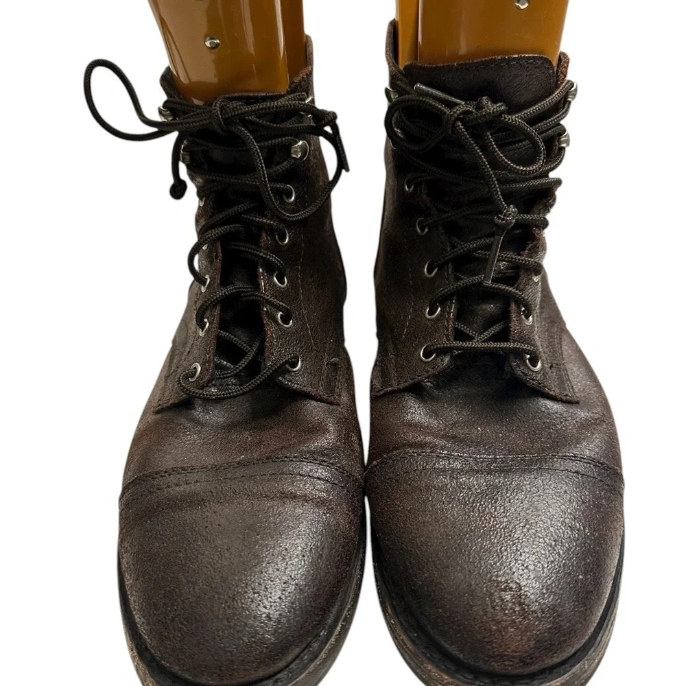 Thursday Boot Company Dark Brown Leather Boots sz 11.5 - Picture 13 of 16